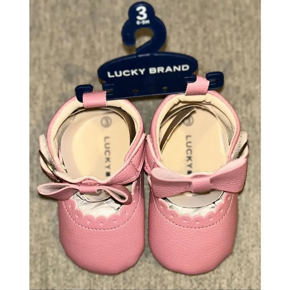 Lucky Brand pink mabel flats size 3